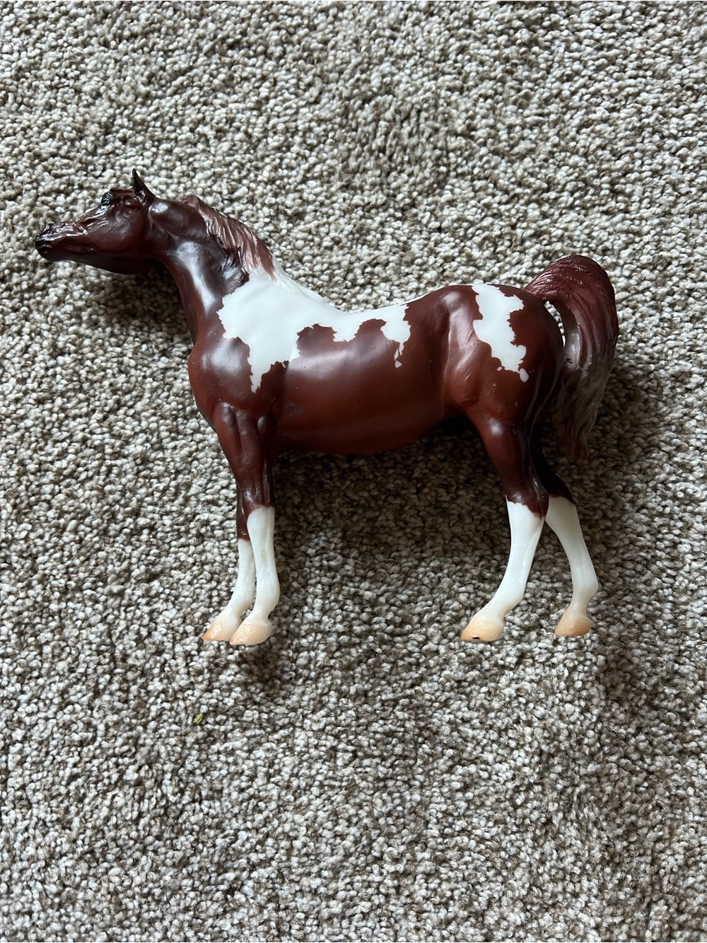 Chestnut and White Pinto Arabian by Breyer